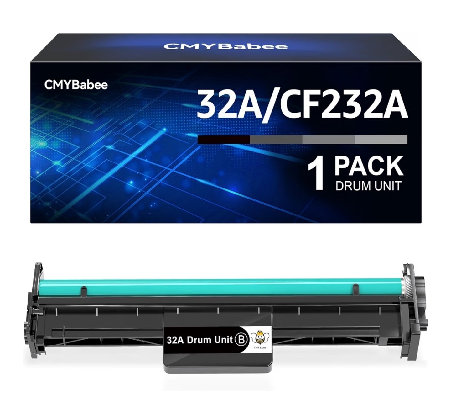 CMYBabee Compatible Drum Unit Replacement for HP 32A CF232A Drum for HP