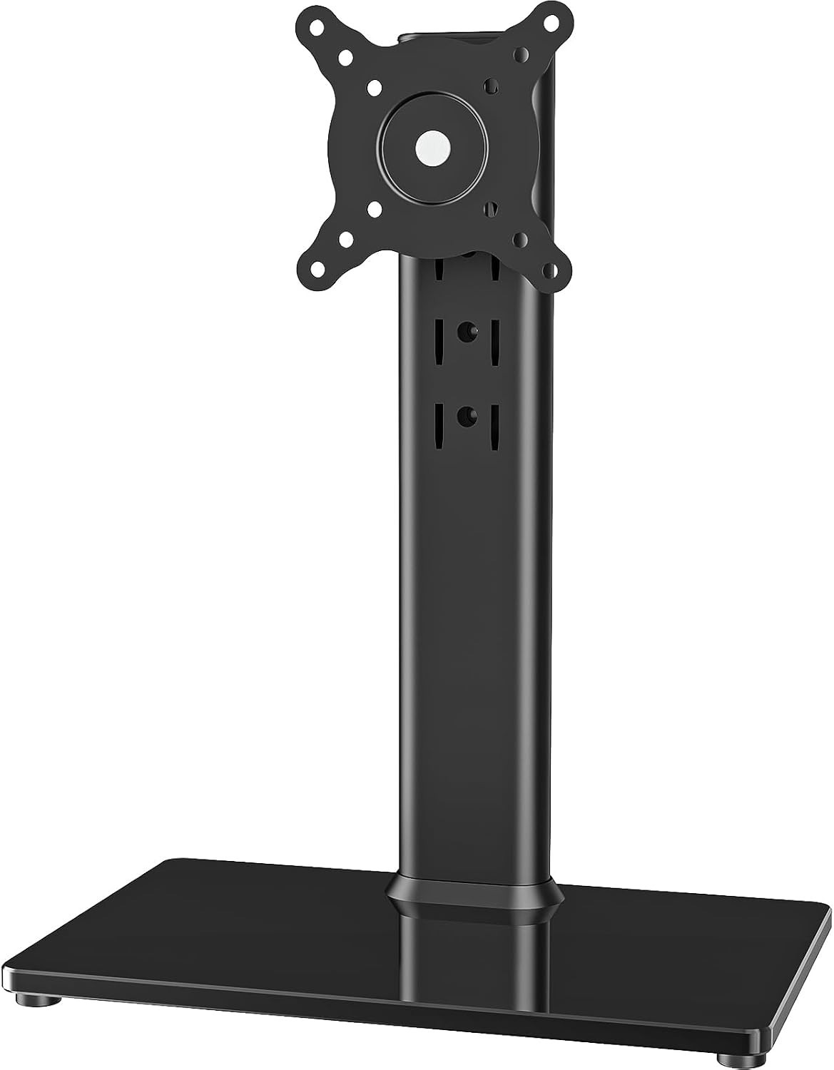 Single LCD Computer Monitor Free-Standing Desk Stand Mount Riser 13 inch to 32