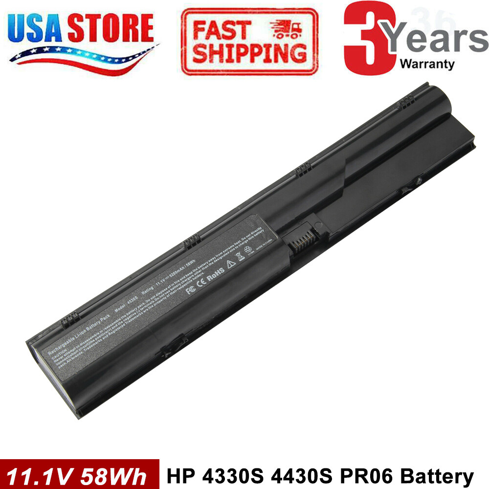Battery for HP PR06 ProBook 4331s 4545s 4540s 4535s 4530s 6 Cell 47WH