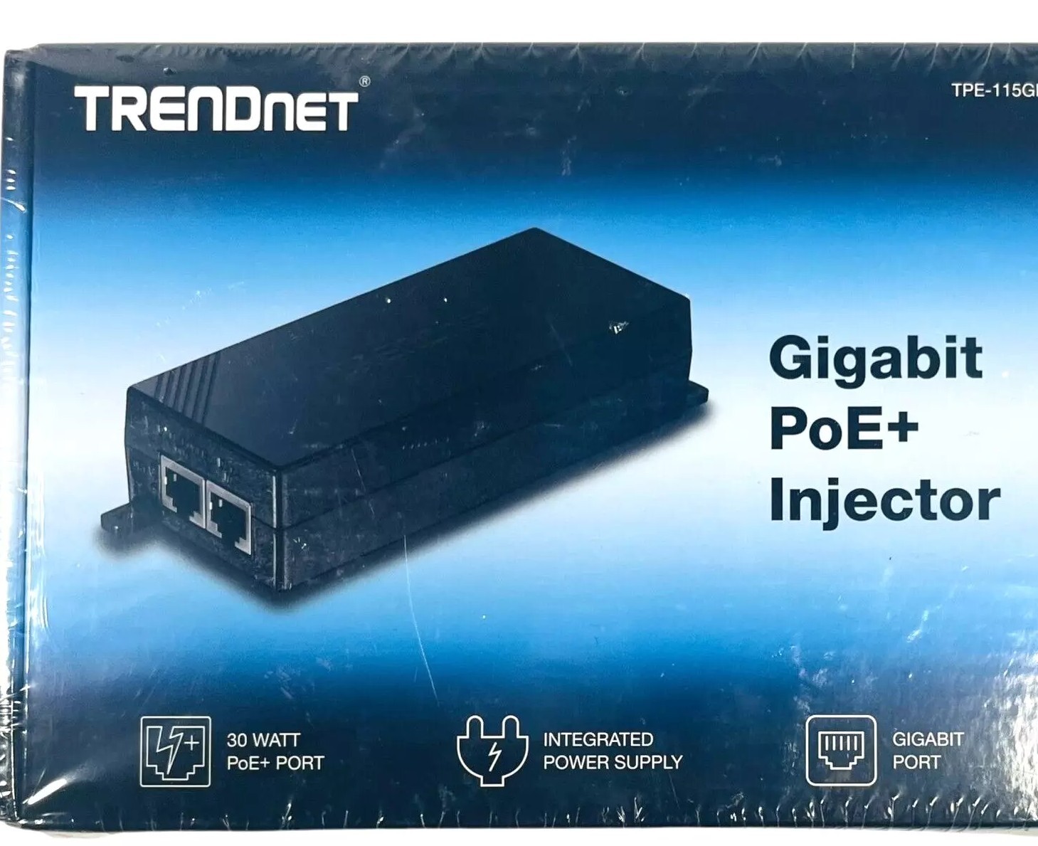 TRENDnet TPE-115GI Gigabit Power over Ethernet PoE Injector New Sealed 