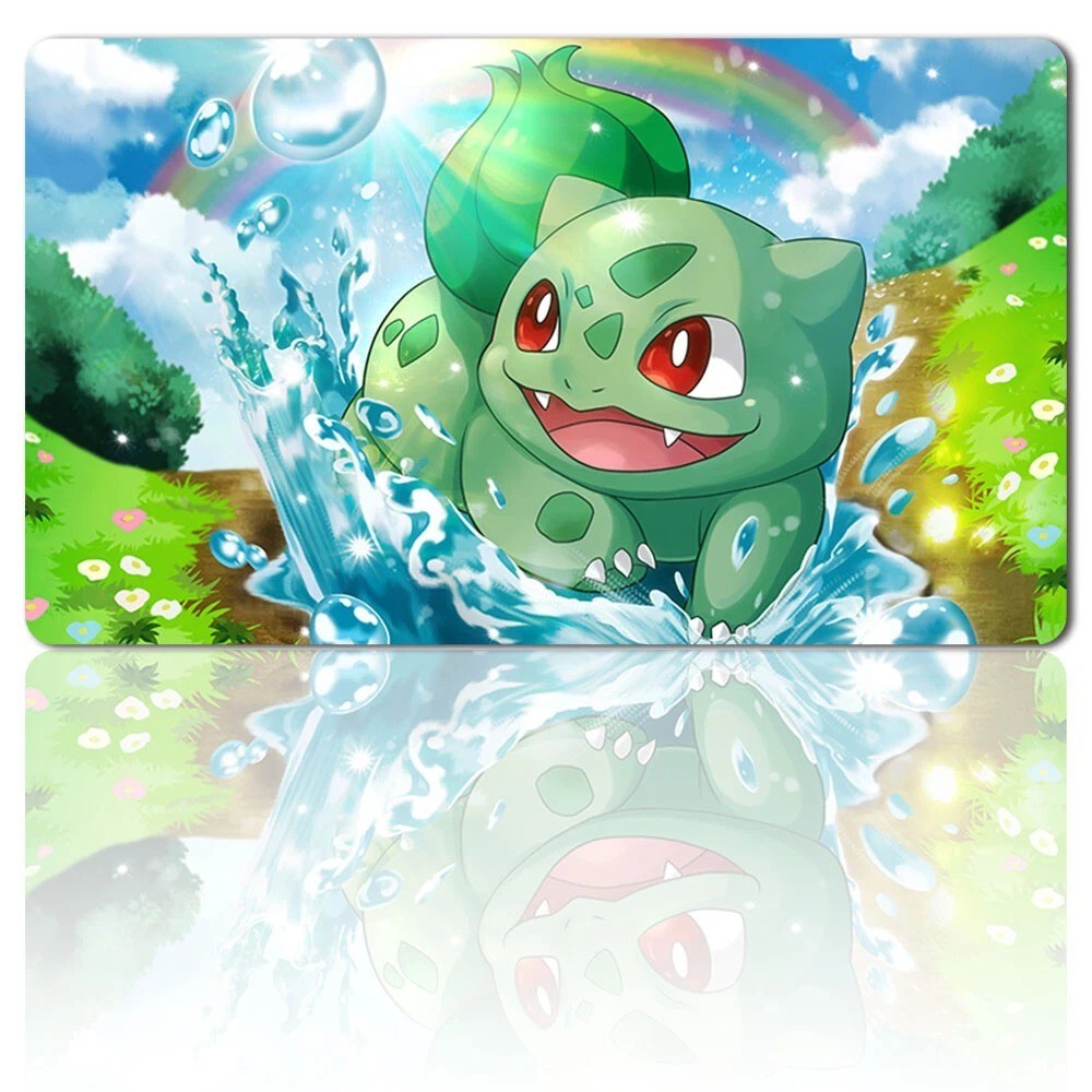 Board Game Pokemon Bulbasaur Gaming Desk Mat Mouse Pad