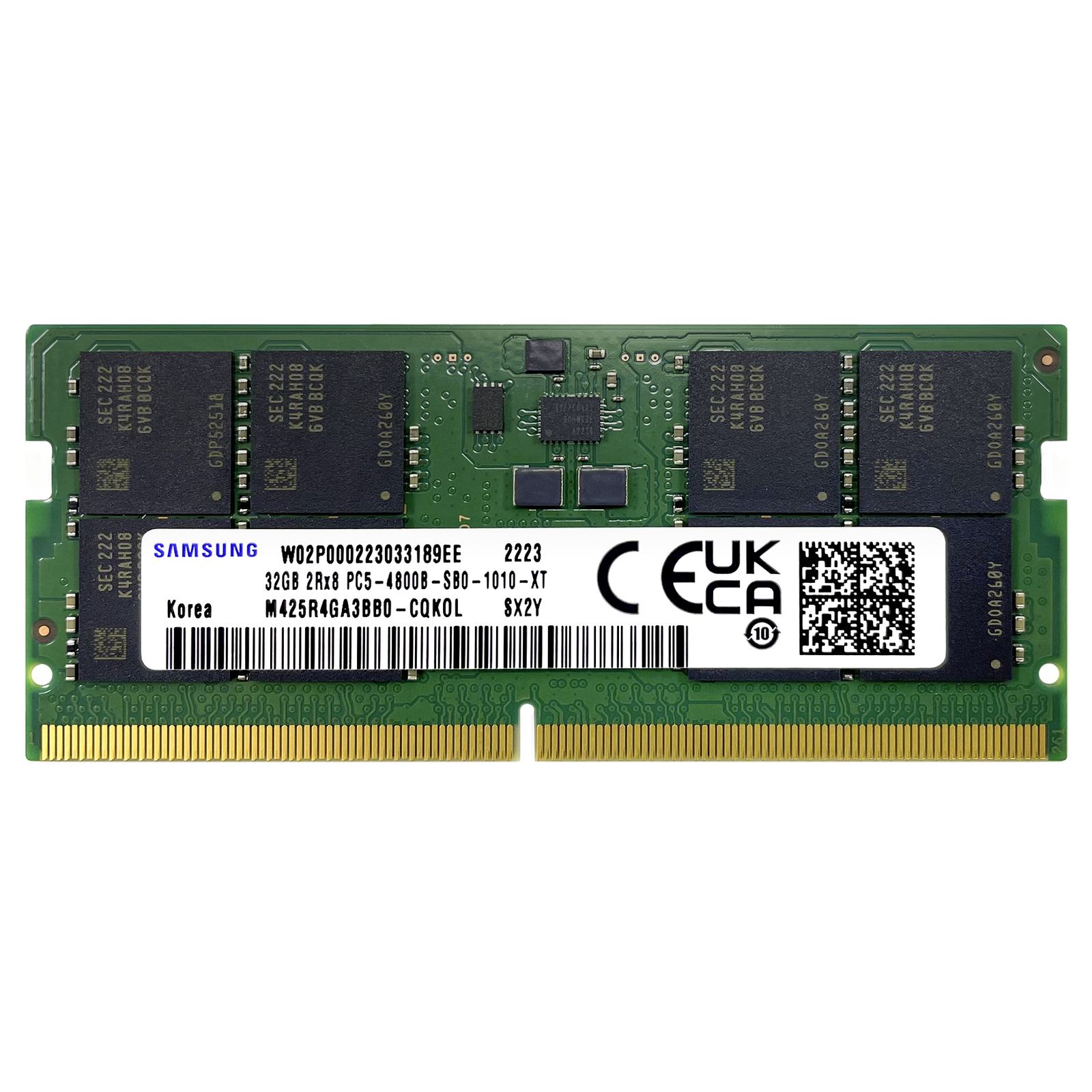 Samsung 32GB PC5-38400 DDR5 4800 MHz SODIMM Laptop Memory RAM (M425R4GA3BB0-CQK)