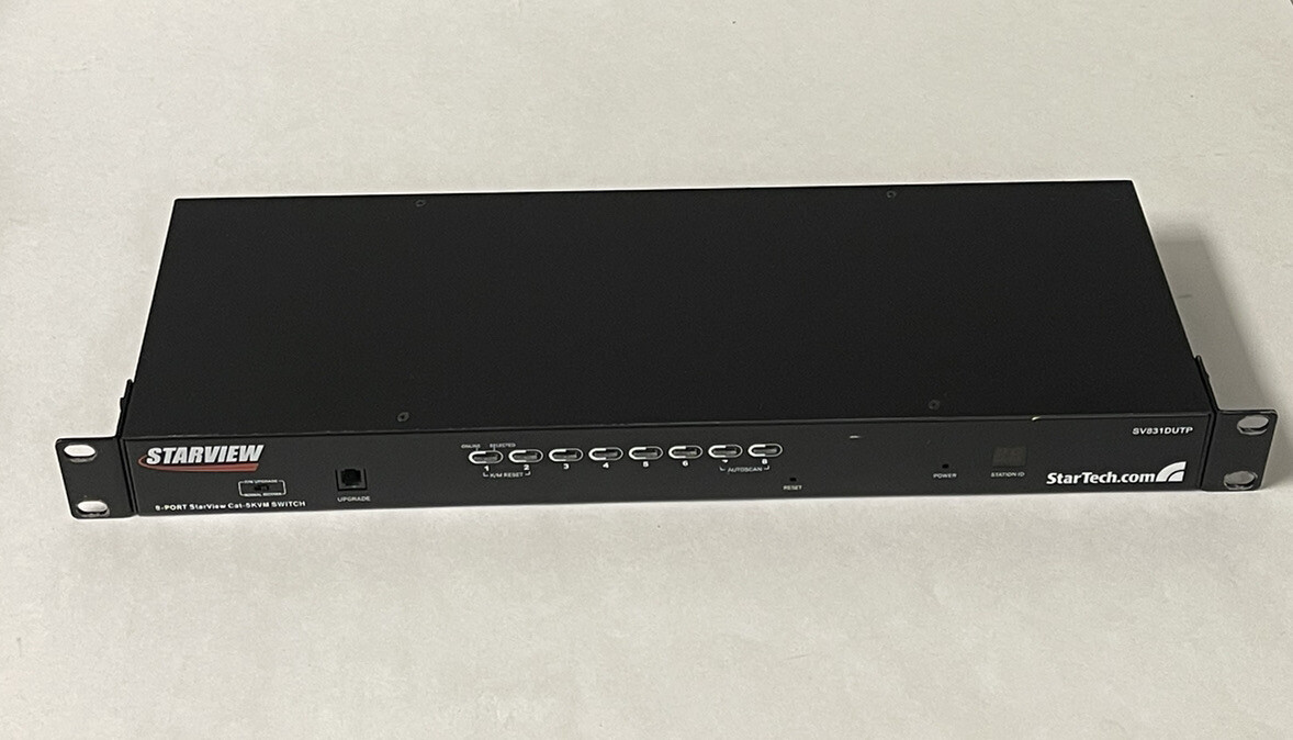 StarTech SV831DUTP StarView 8-Port Cat-5KVM KVM Switch