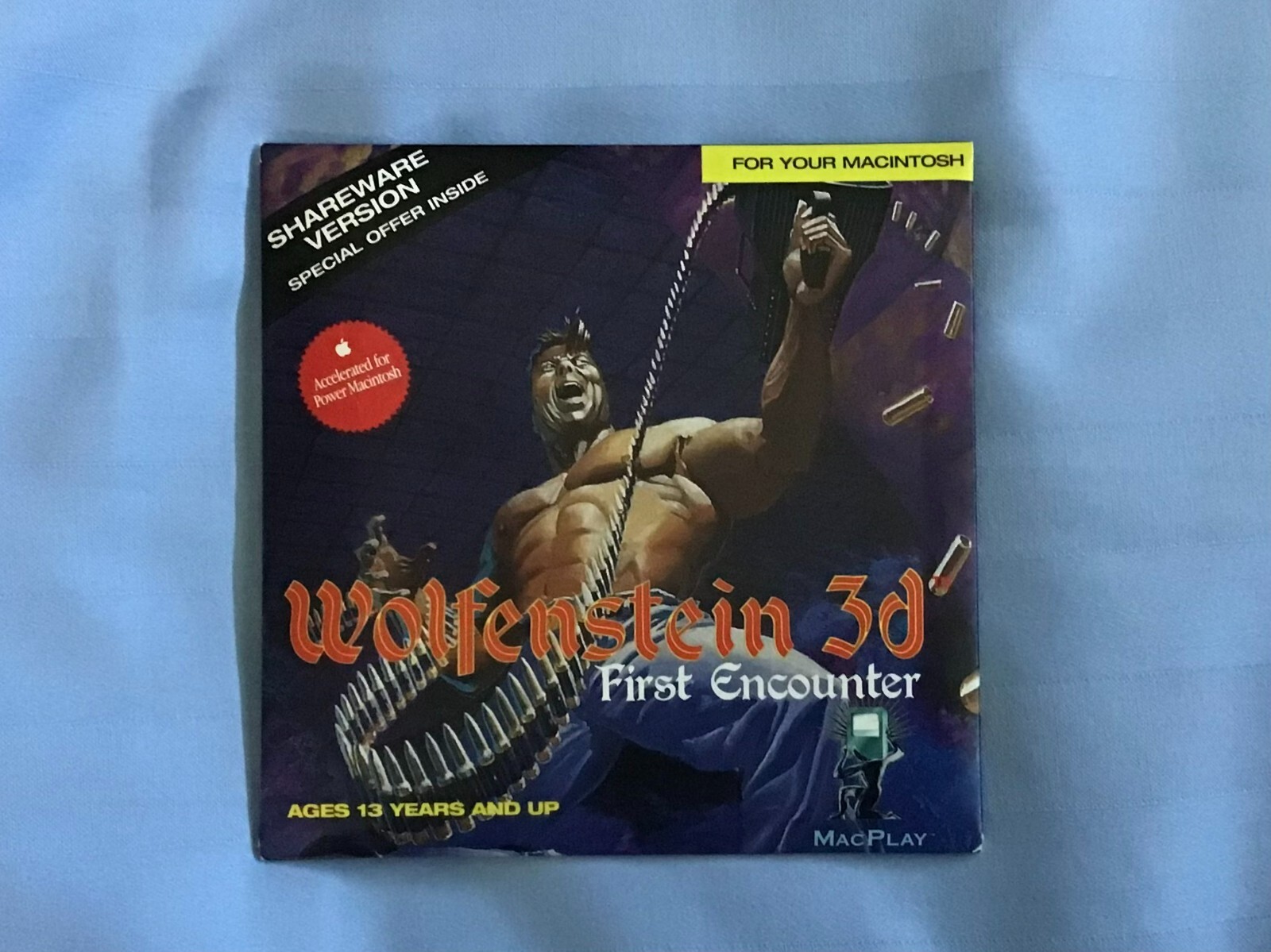 Wolfenstein 3D First Encounter for Macintosh- Shareware version- w/ manual