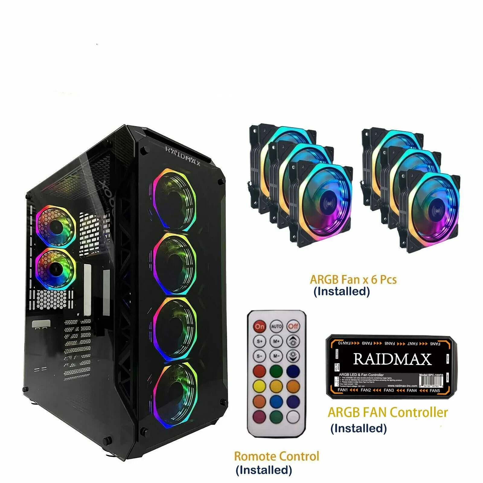 PHOENIX  ATX  Computer Case Full Tower Case Gaming PC