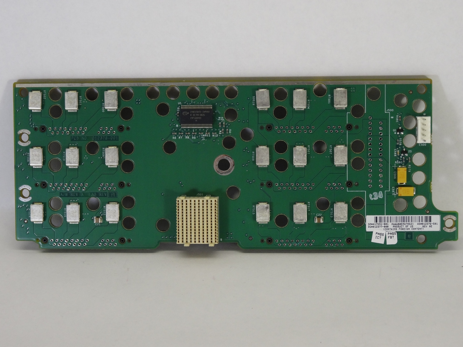 HP 417591-001 MSA 20 SATA BACKPLANE BOARD