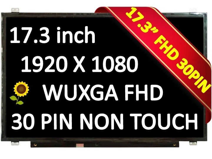 B173HAN01.3 Laptop 17.3 inch LED LCD Screen Matte Full-HD 1920x1080 Display