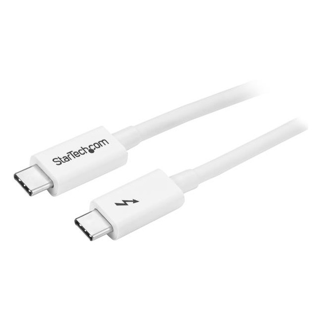 StarTech TBLT3MM2MW 2m Thunderbolt 3 Cable 20Gbps White