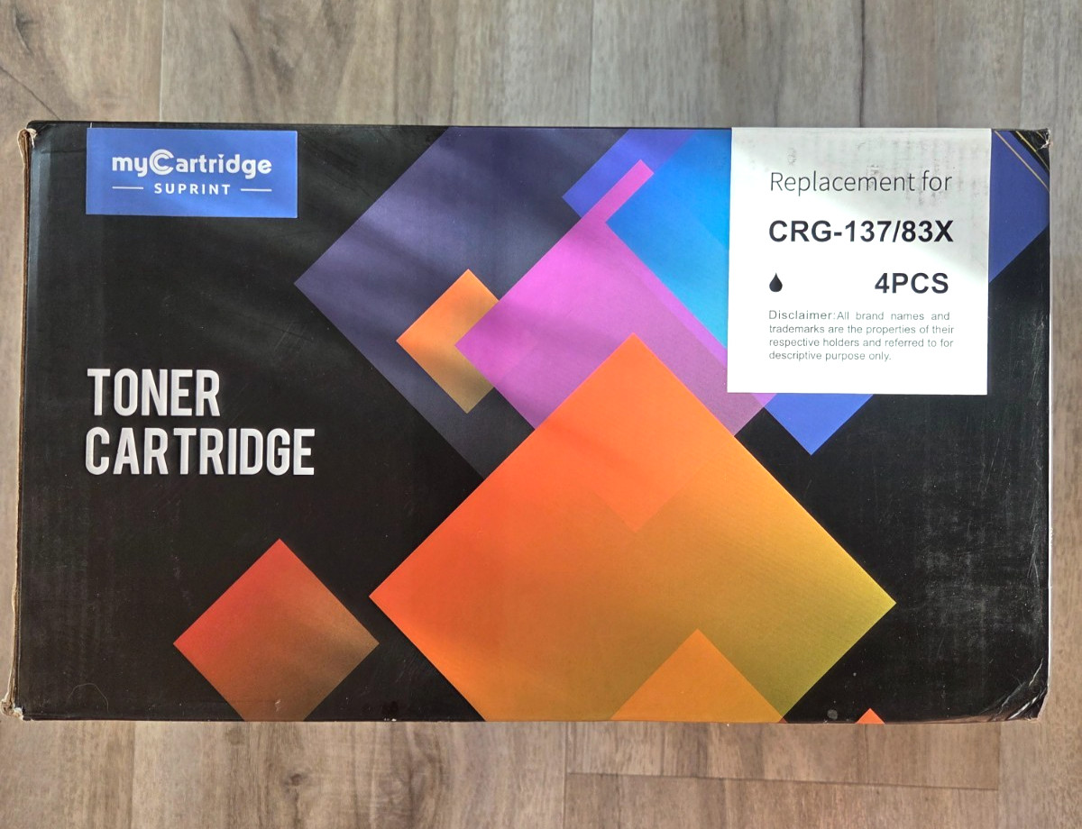 4 Pack  Lemero CRG-137 CF283X  Black Toner Cartridge 2200 HP Laser Jet READ