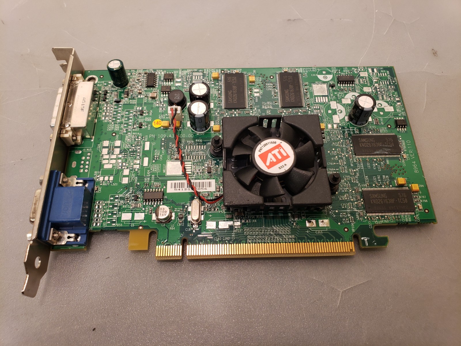ATI FireGL V3100 Workstation Video Graphics Card 128MB PCIe GPU
