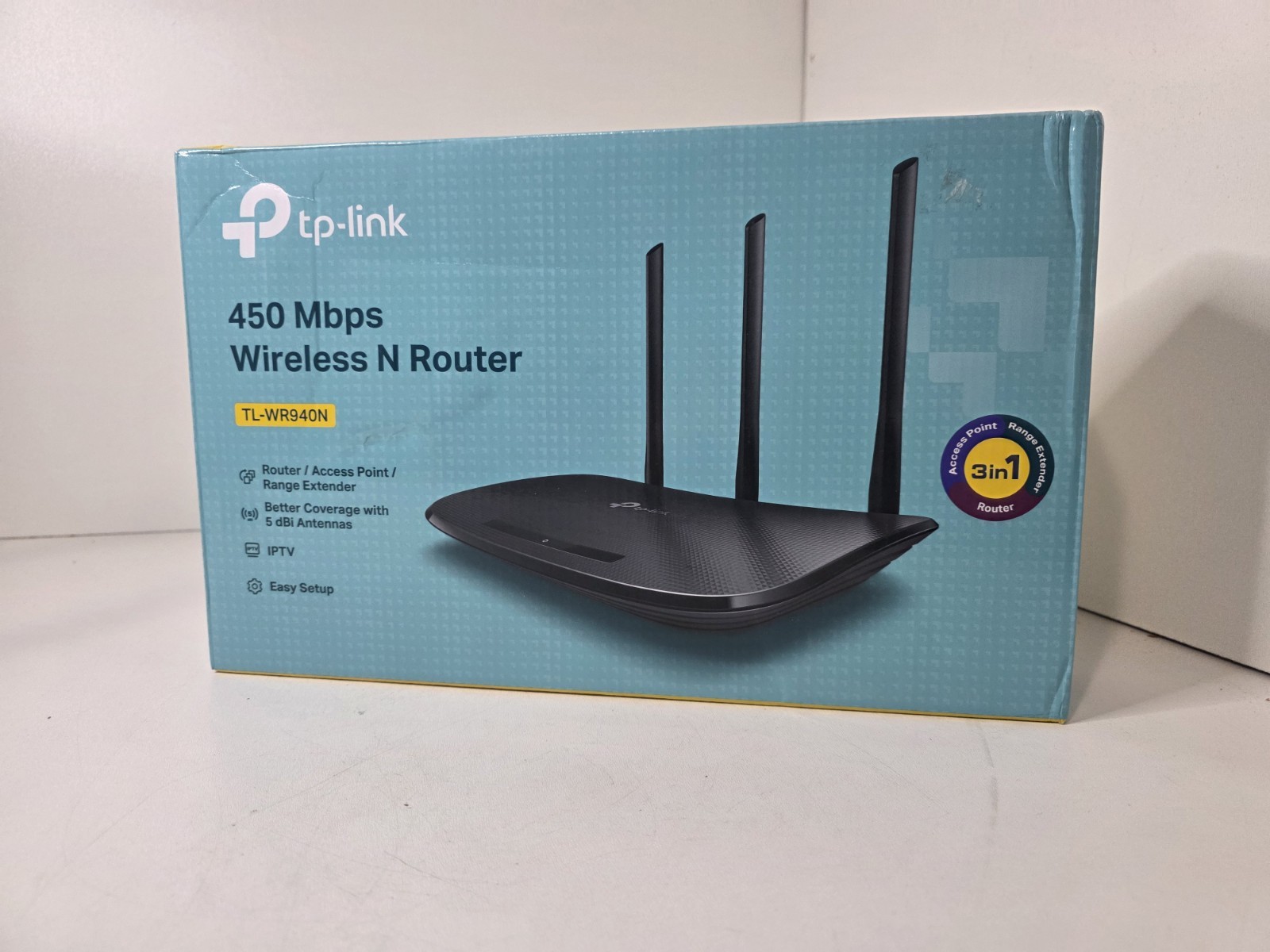 TP-Link TL-WR940N Wireless N Router 450 MBPS Black