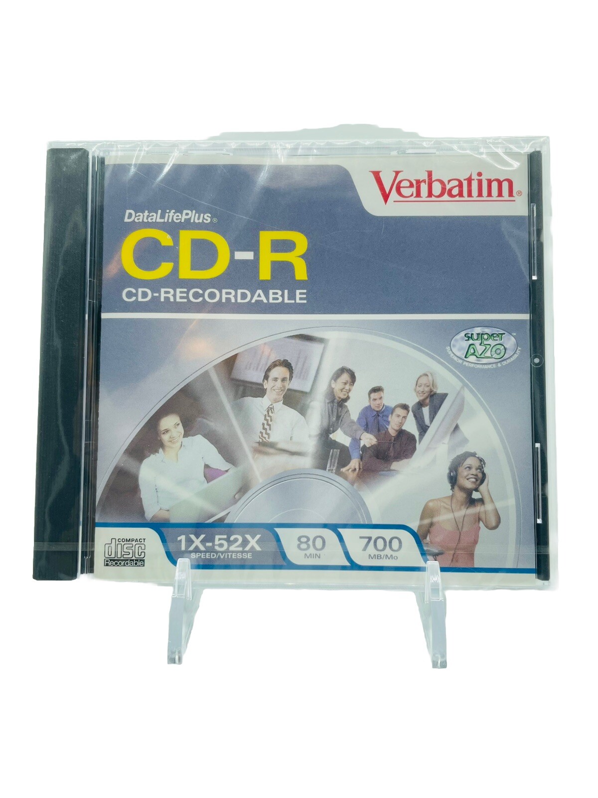 Verbatim CD Rewritable Ultra Speed 1X-52X80 Min 700 Mb/Mo  NEW Sealed-SINGLE