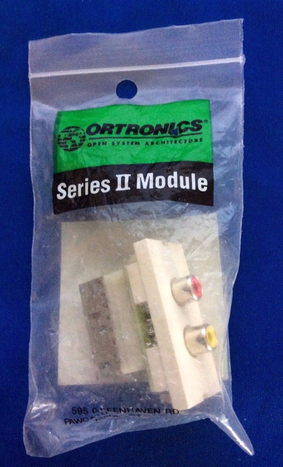 Ortronics OR-60900223 Series II RCA/110 D4 Connector, Fog White - NEW