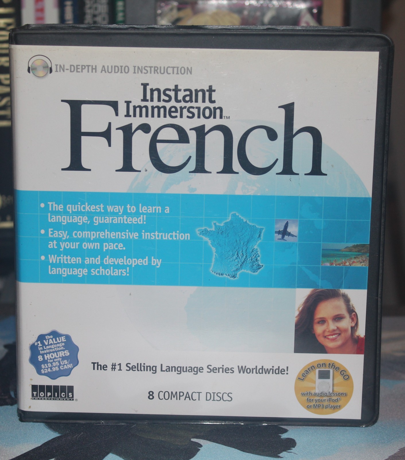 Topics Entertainment Instant Immersion French CD 8 Disc Set