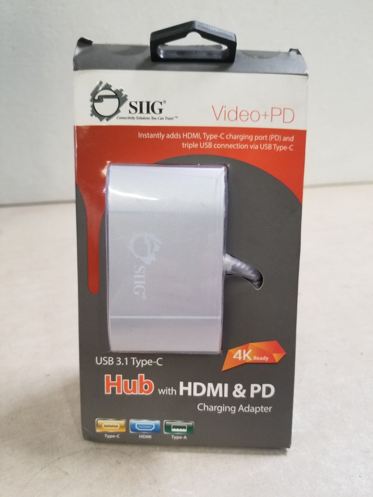 SIIG USB-C to 3-in-1 Multiport Video Adapter with PD Charging
