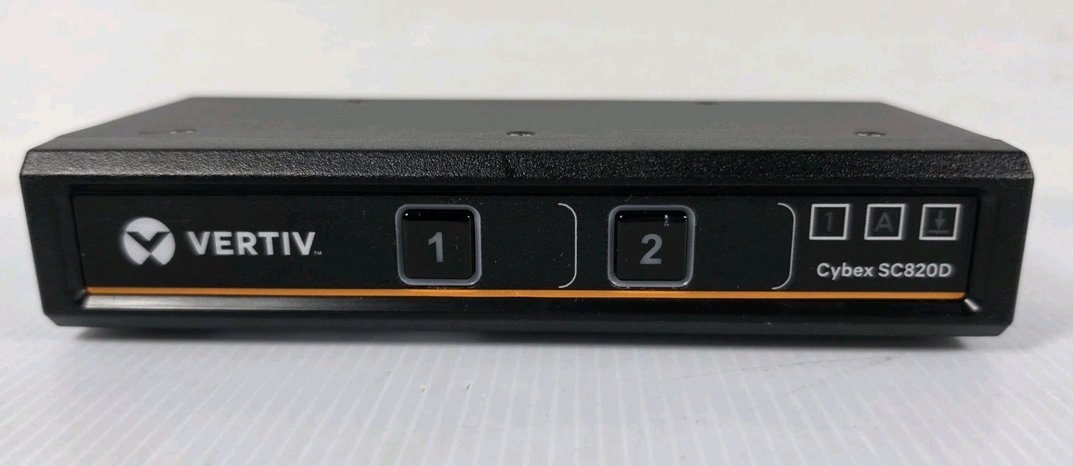 Vertiv Cybex SC 2-Port Displayport Secure KVM Switch SC820D