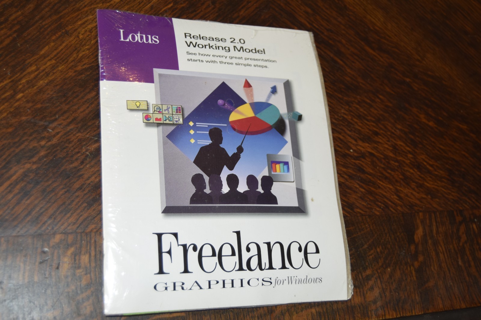 New & Sealed Lotus Freelance Graphics 2.0 For Windows 2.0, 3.5 Disk Media