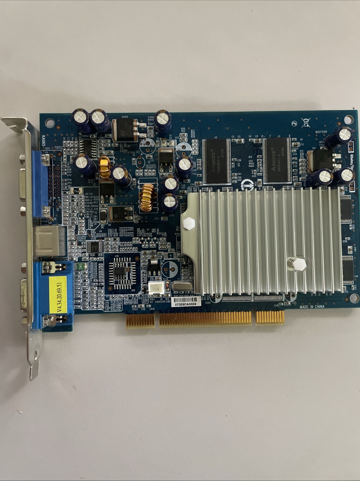 PNY TECHNOLOGIES GEFORCE FX5200 DDR 256MB PCI GRAPHICS CARD
