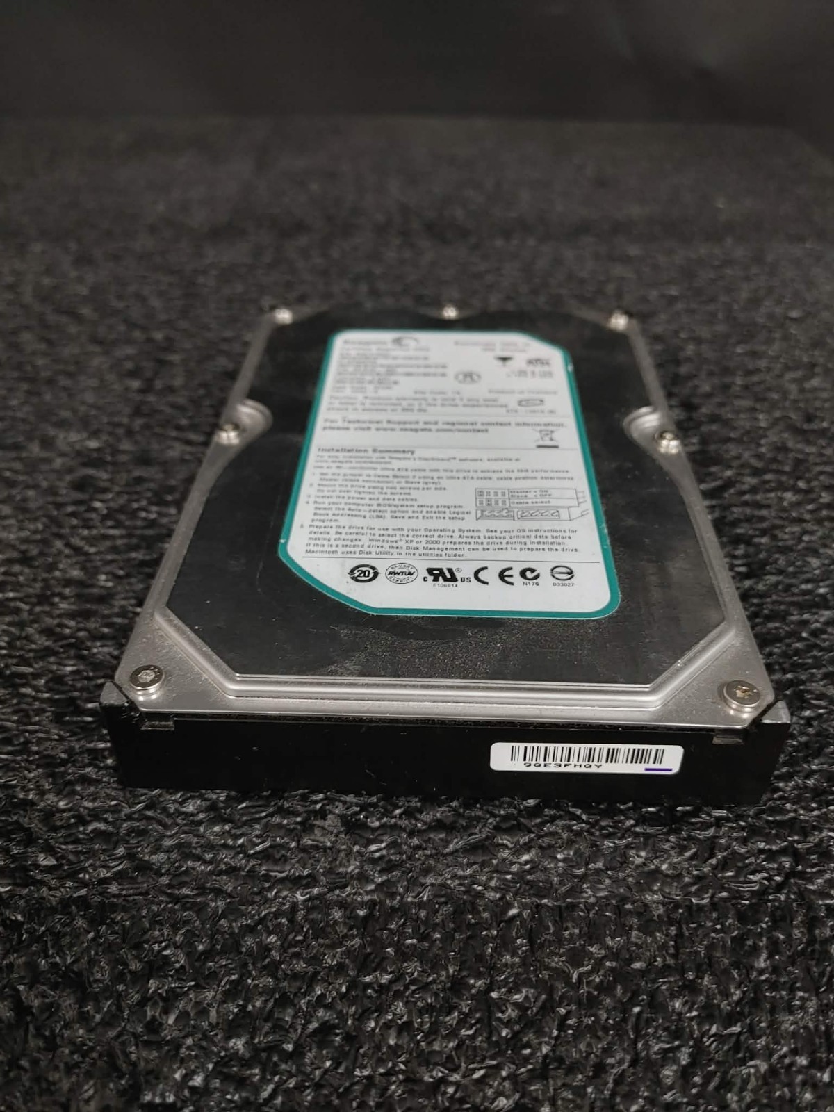 Seagate 9BJ04E-305 ST3250620A 250GB 7.2K RPM 16MB FW 3.AAE DC 10345 ATA 3.5" HDD
