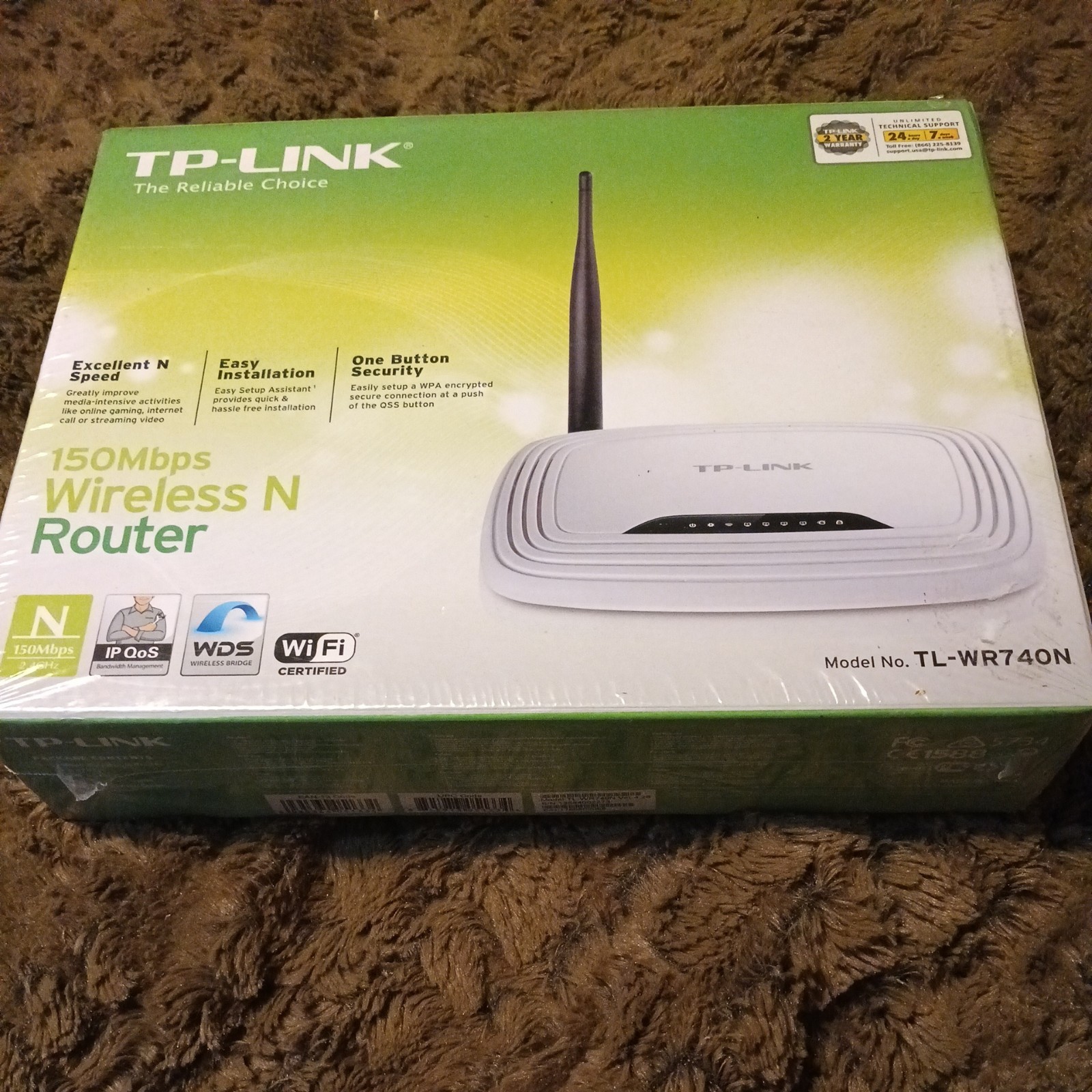 TP-Link TL-WR740N Wireless-N Router - NEW