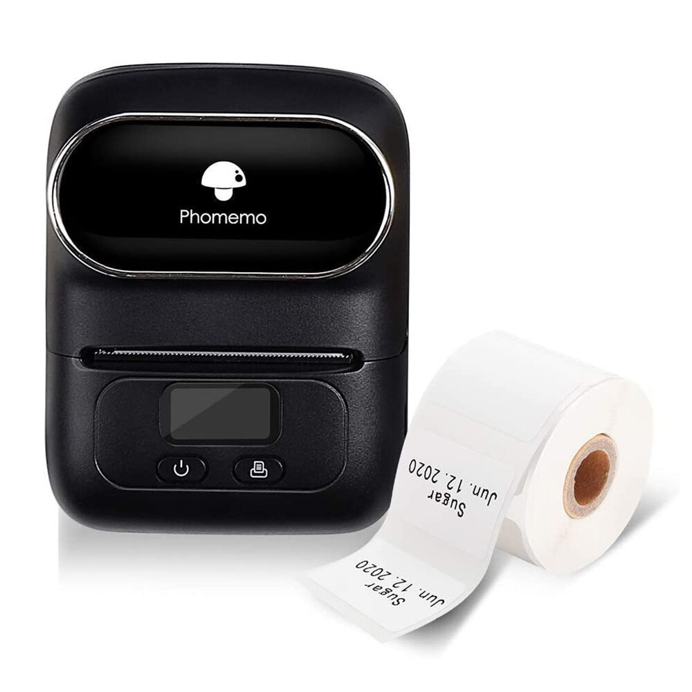Barcode Label Maker Machine with Waterproof Label Wireless Inkless Labeler