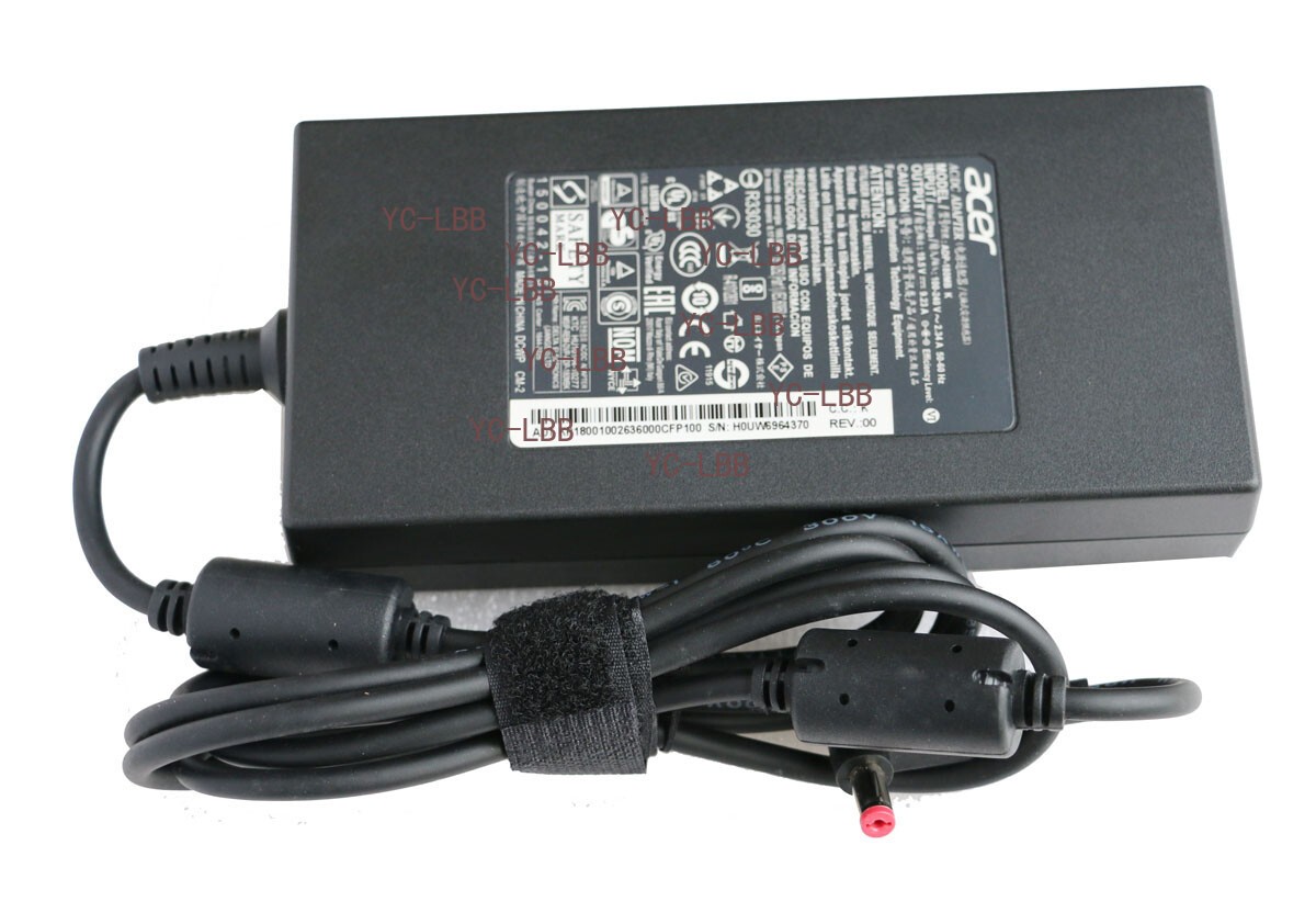 Original 180W AC Power Adapter Charger Acer ConceptD 7 CN715-71-743N Power Cord
