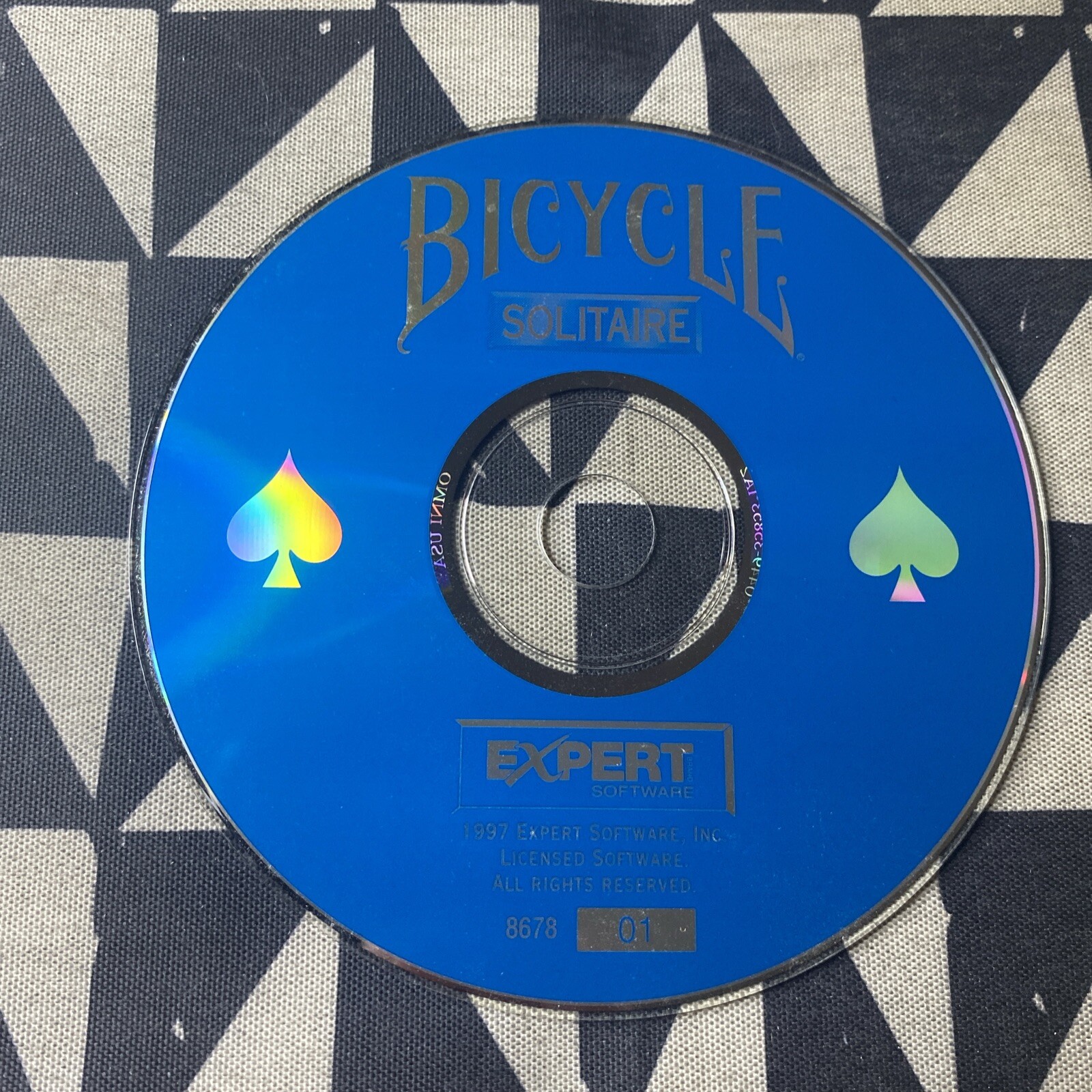 Bicycle Solitaire PC CD ROM - Disc Only