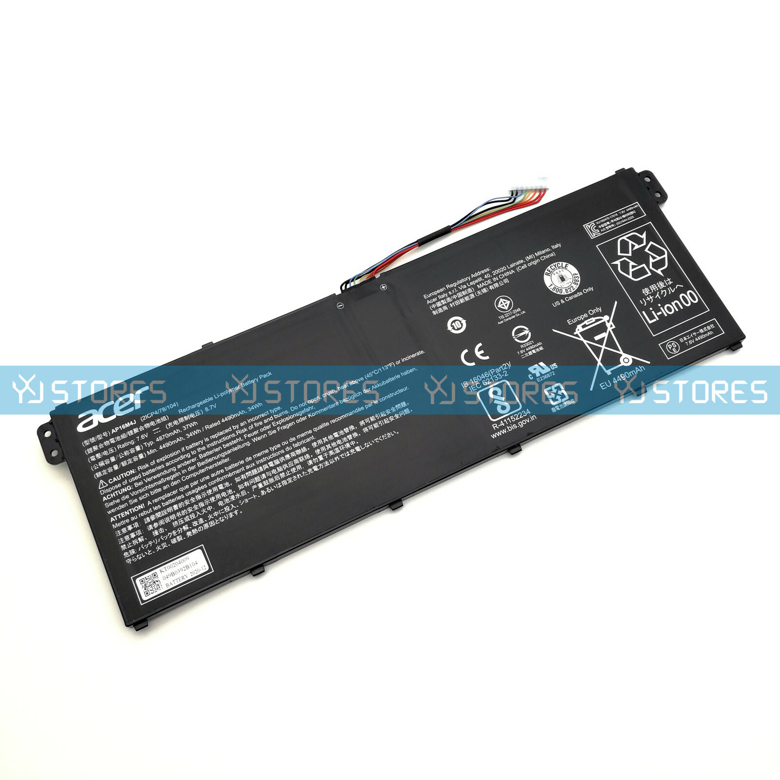 Genuine AP16M4J Battery for Acer Aspire 3 A315-42 A317-33 2Icp4/78/104 N19C1 OEM