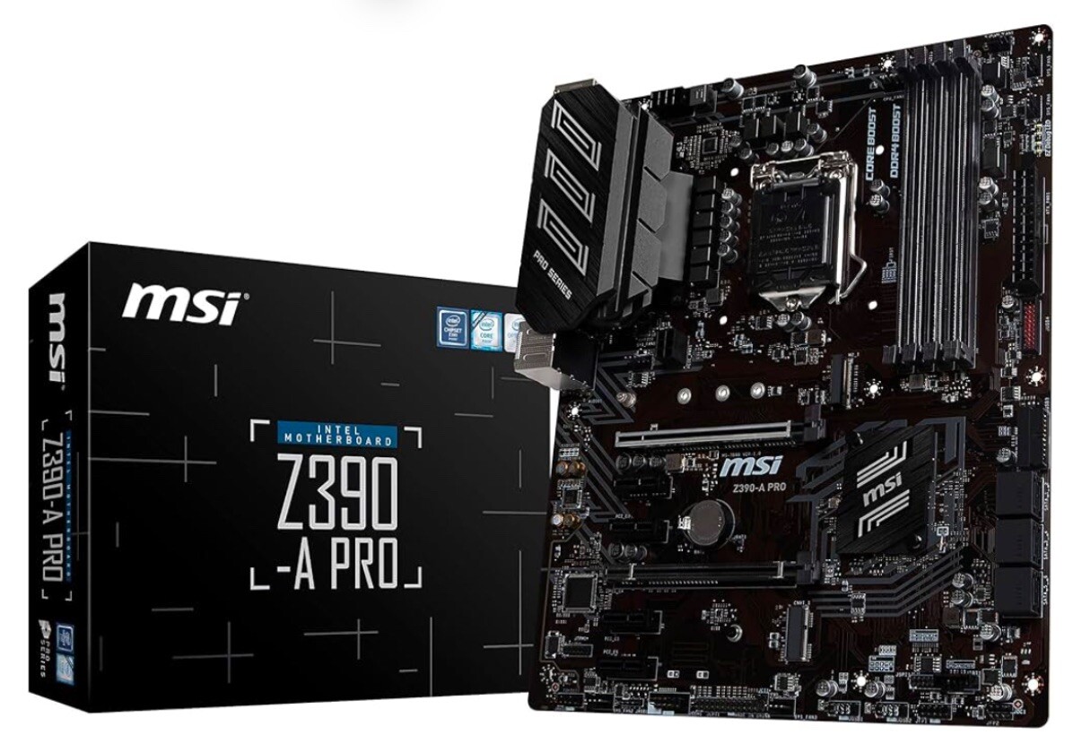 MSI Z390-A PRO LGA1151 Intel Gaming Motherboard - NEW