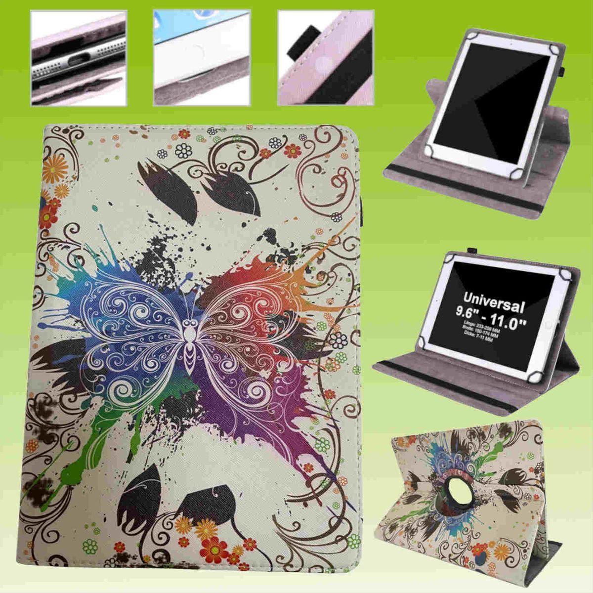 For Various Tablet Models Tablet Theme 360 Degree Case Faux Leather Cases 
