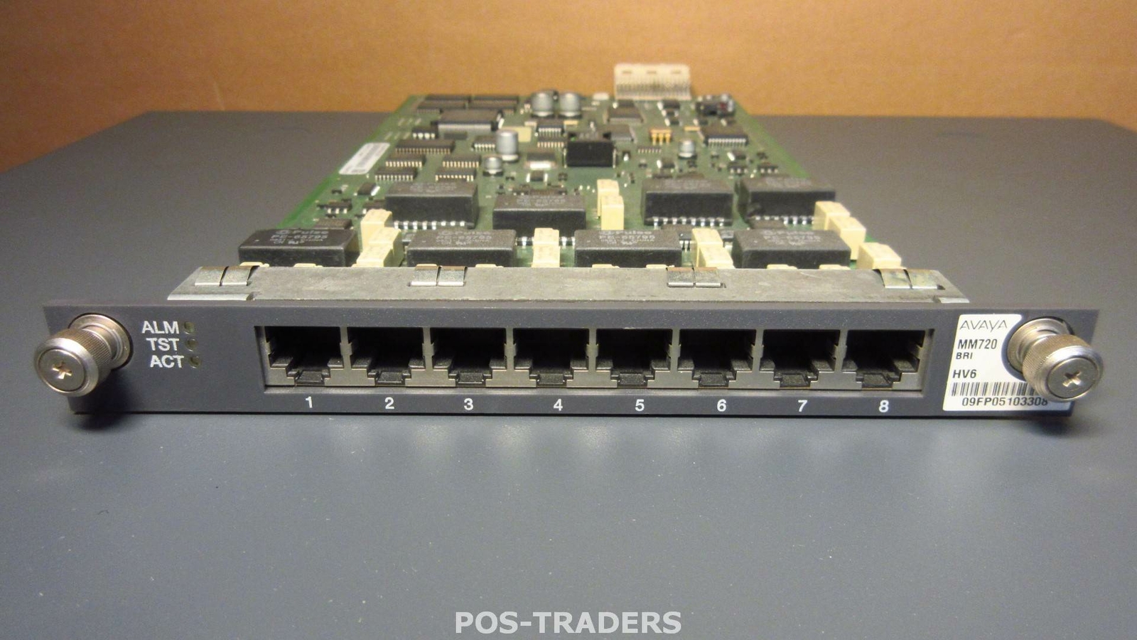 Avaya MM720 BRI Media Module Board 8-Port PULLED FROM AVAYA G350 Media Gateway