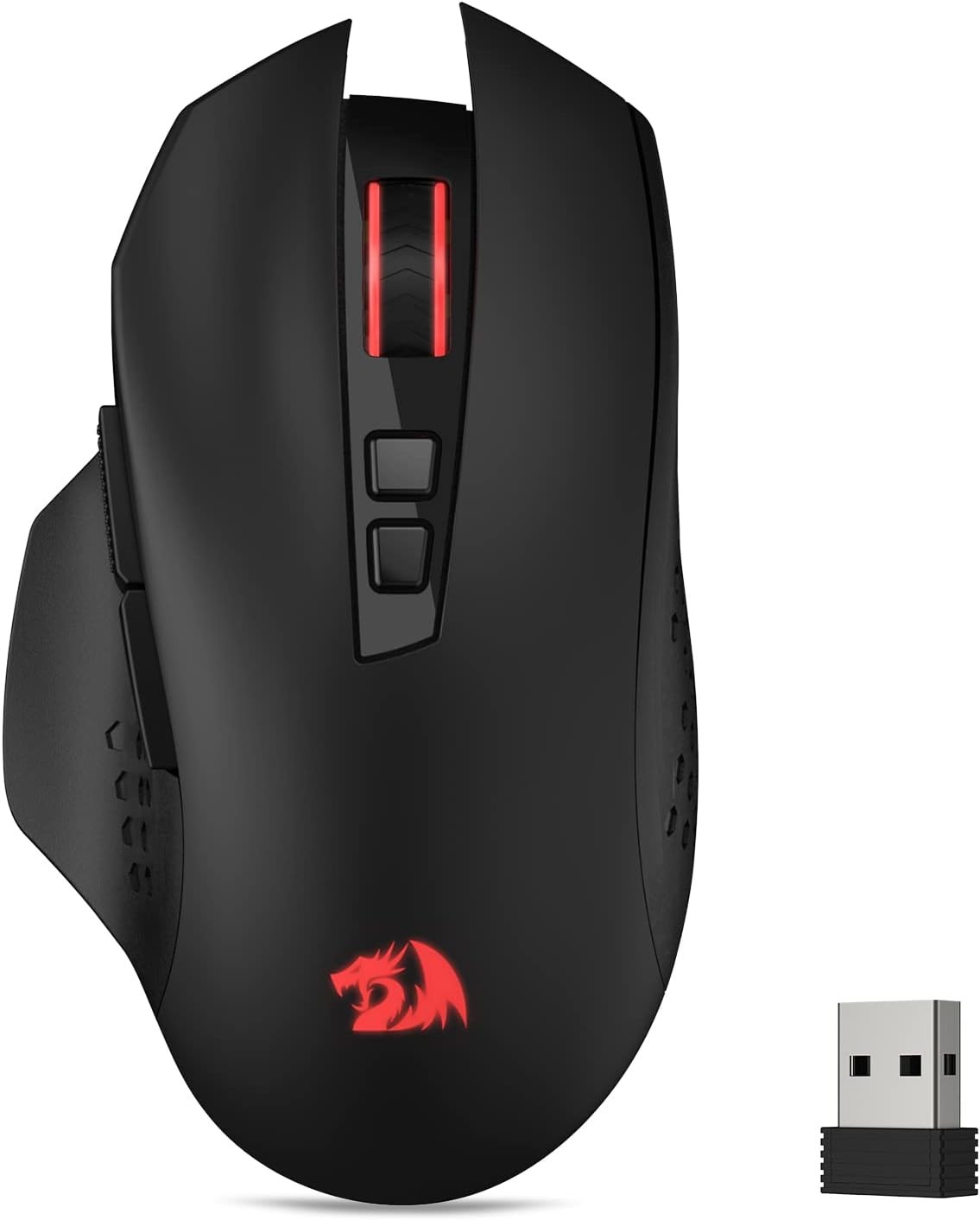 Redragon M656 Gainer Wireless Gaming Mouse, 4000 DPI 2.4Ghz Wireless Mouse