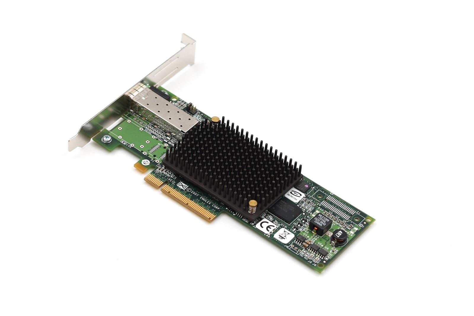 HP LPE12000 Single-Port 8GbE FC PCIe x8 Host Bus Adapter P/N: 489192-001 Tested