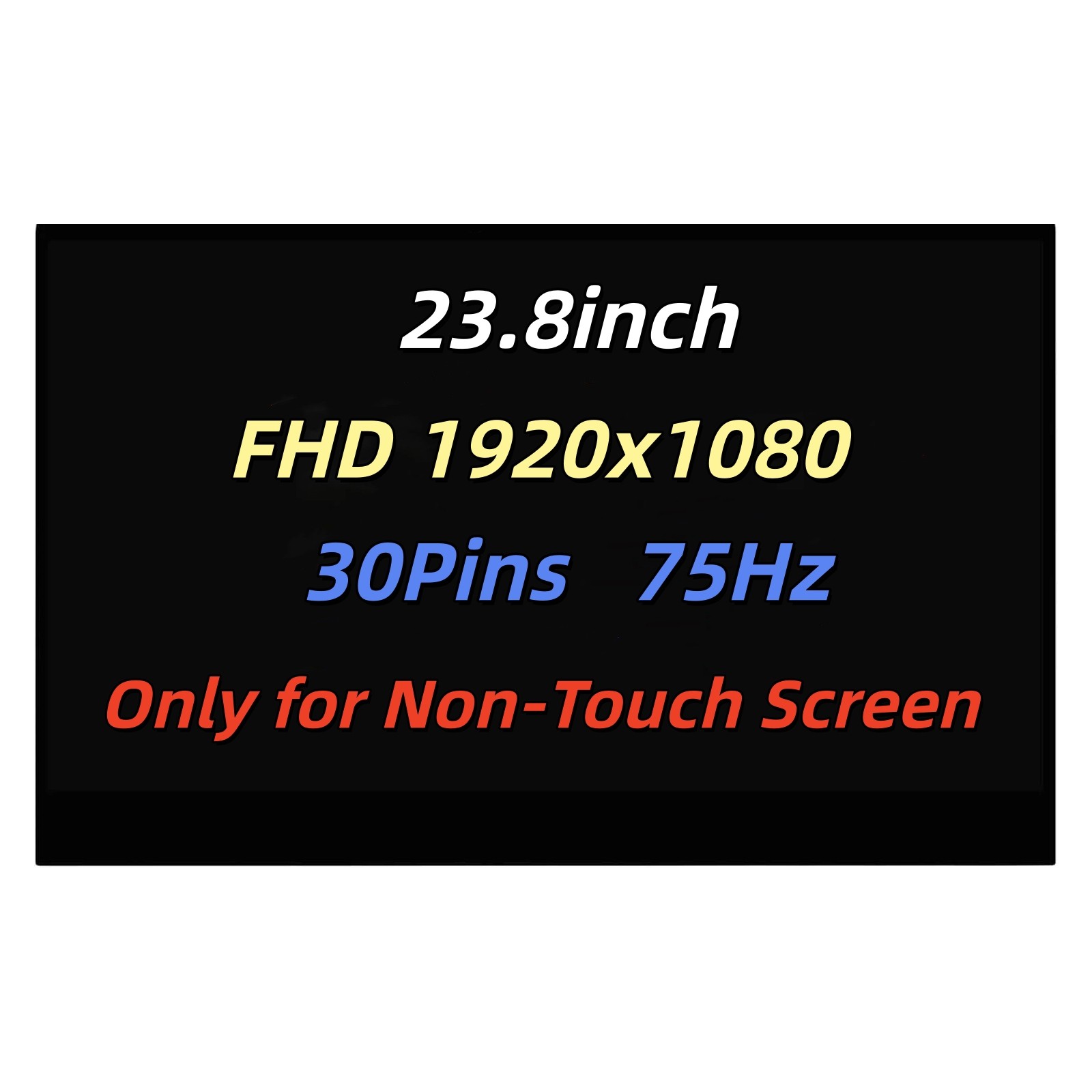 23.8" LCD Non-Touch Screen Replacement Display LM238WF2-SSP2 LM238WF2(SS)(P2)