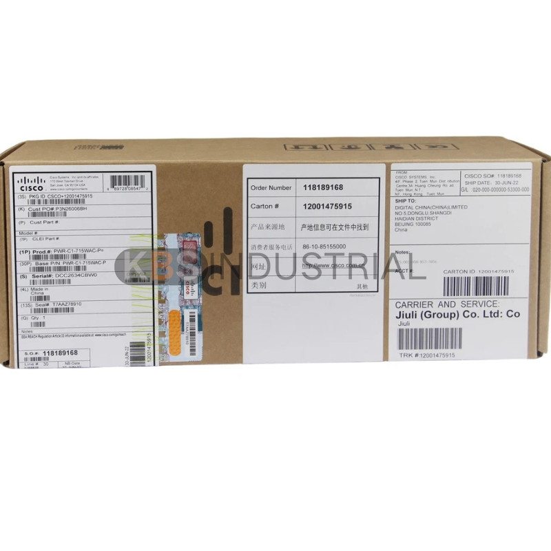 New Cisco PWR-C1-715WAC-P Power Supply for 9300 Series Switch Fast Ship