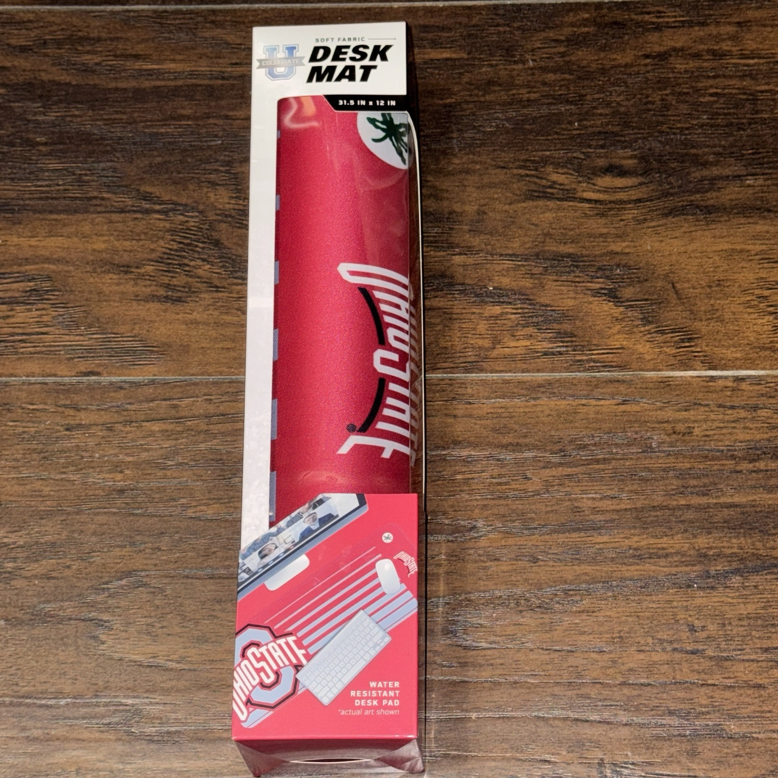 Ohio State Buckeyes NCAA Team Soar Tech Elevated Soft Fabric Desk Mat 31.5 x 12