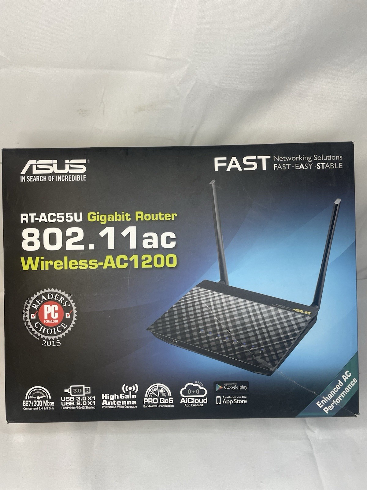 ASUS RT-AC55U Wireless Router Dual-Band AC included-AC1200 Gigabit Router