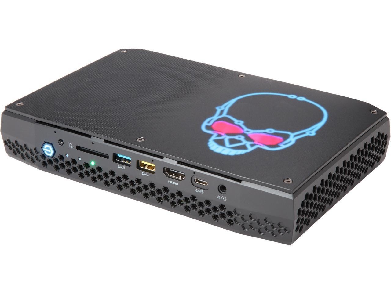 Intel NUC 8 NUC8i7HNK Mini PC i7-8705G 500GB NVME 32GB RAM Radeon W11p gaming