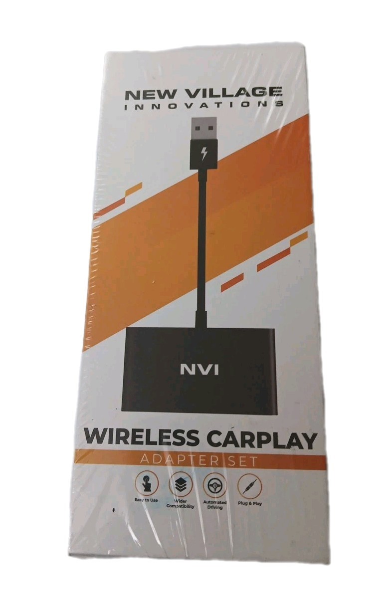 2024 Upgraded Wireless Carplay Adapter Set USB Charger Extender Cord Faste