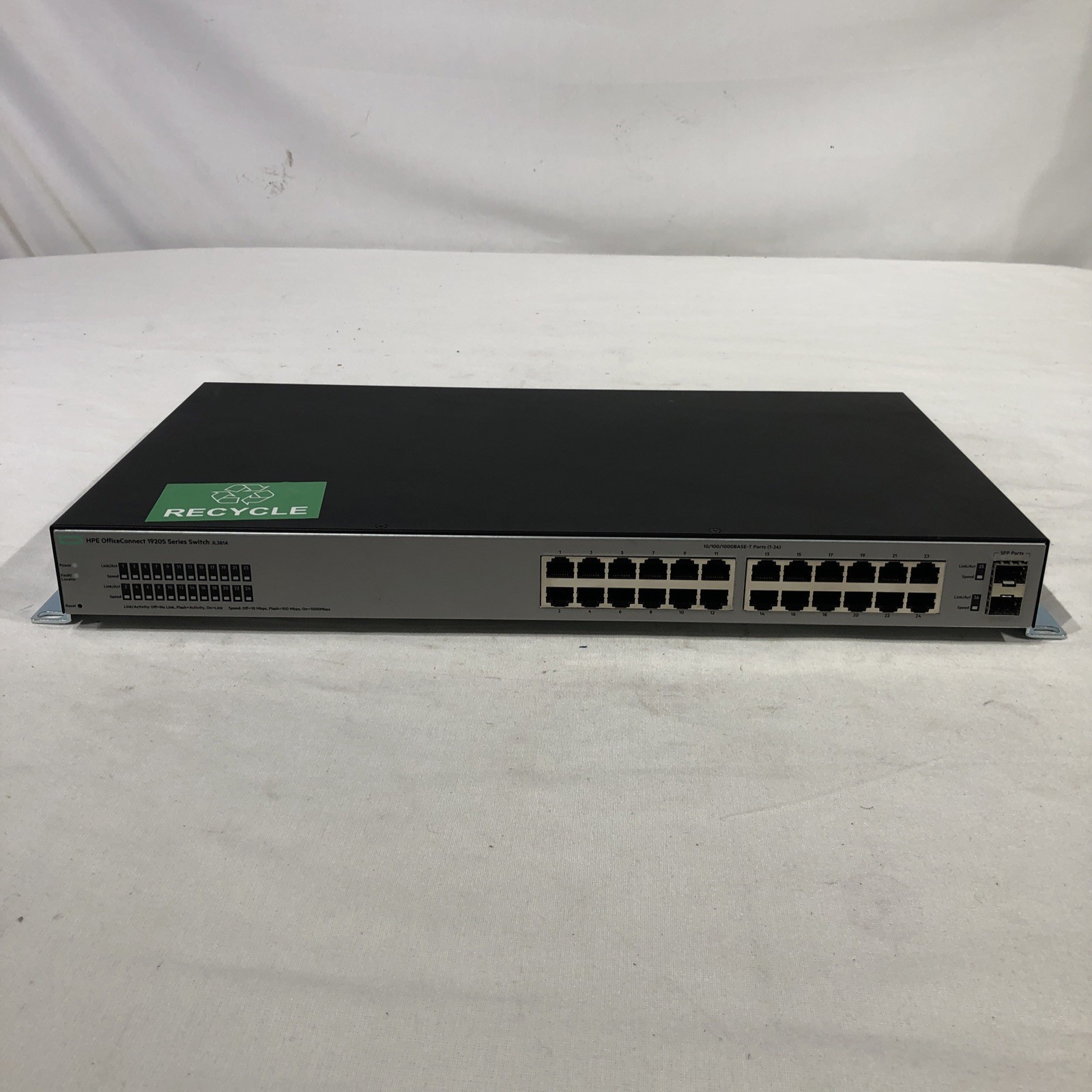 HPE OfficeConnect 1920S 24-Port Gigabit Managed Switch with Ears P/N: JL381A