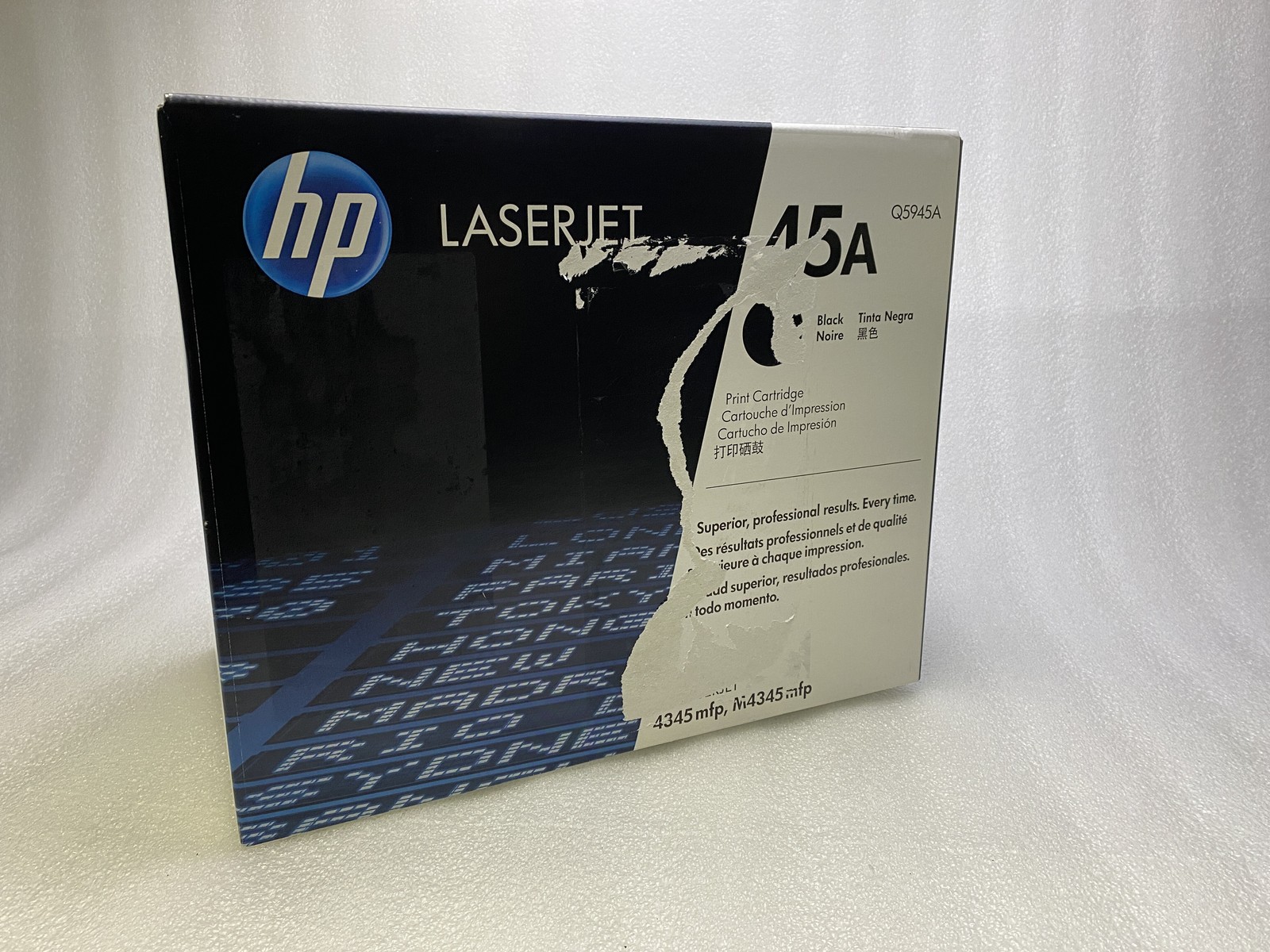 NEW HP LaserJet 45A Q5945A Black Toner Print Cartridge for 4345 SEALED BOX