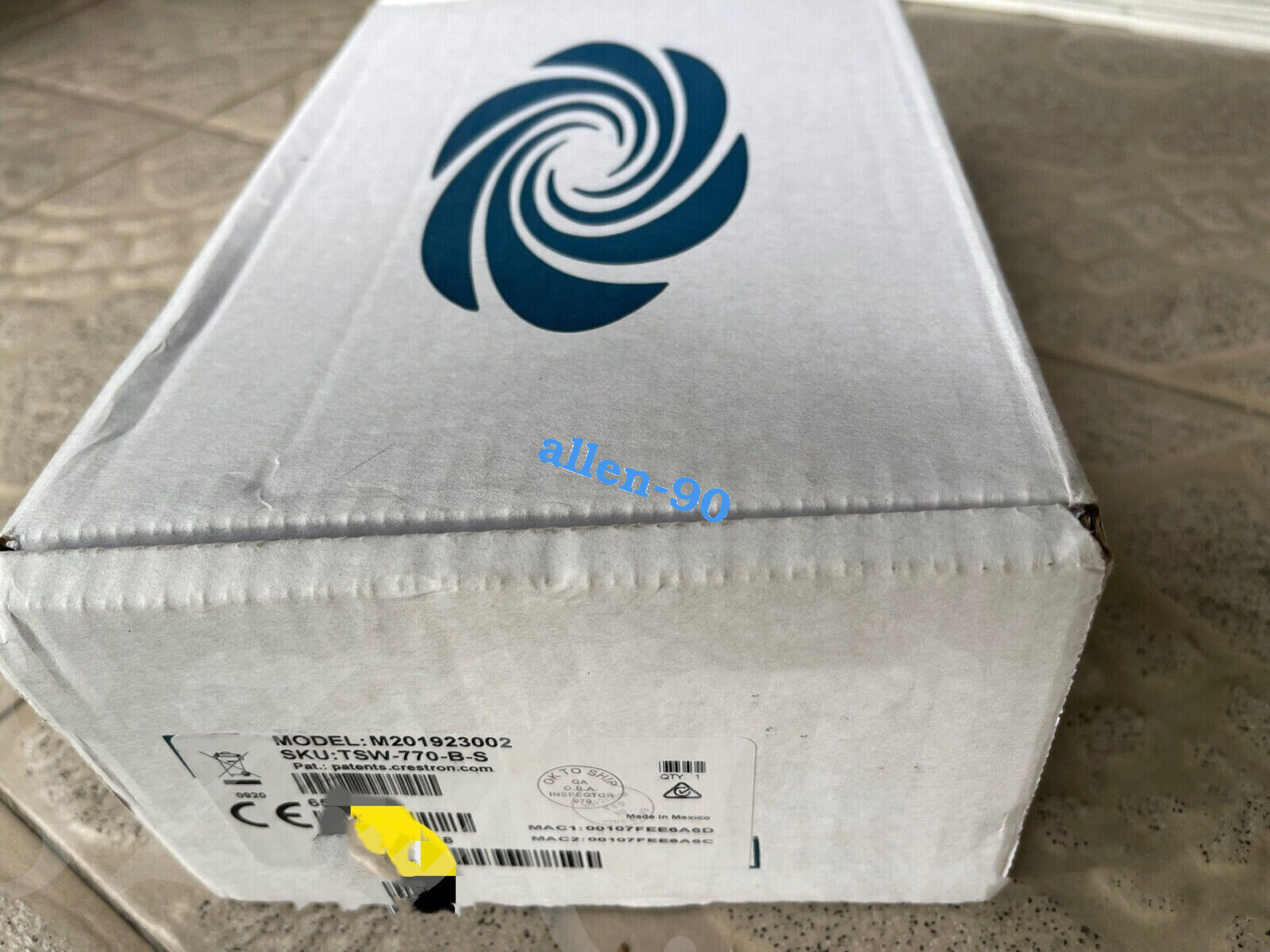 TSW-770-B-S Crestron Touch Screen Brand new Fast shipping via DHL or FedEx