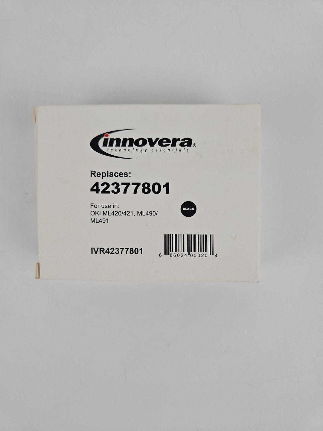 Innovera 42377801 Compatible OKI Printer Ribbon, Black 5 Pack