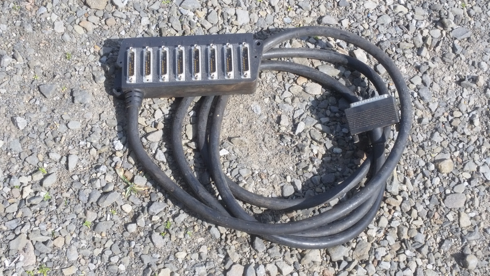 Nice IBM RS/6000 POWER Microchannel 8 Port Serial Cable / Old Vintage Computer