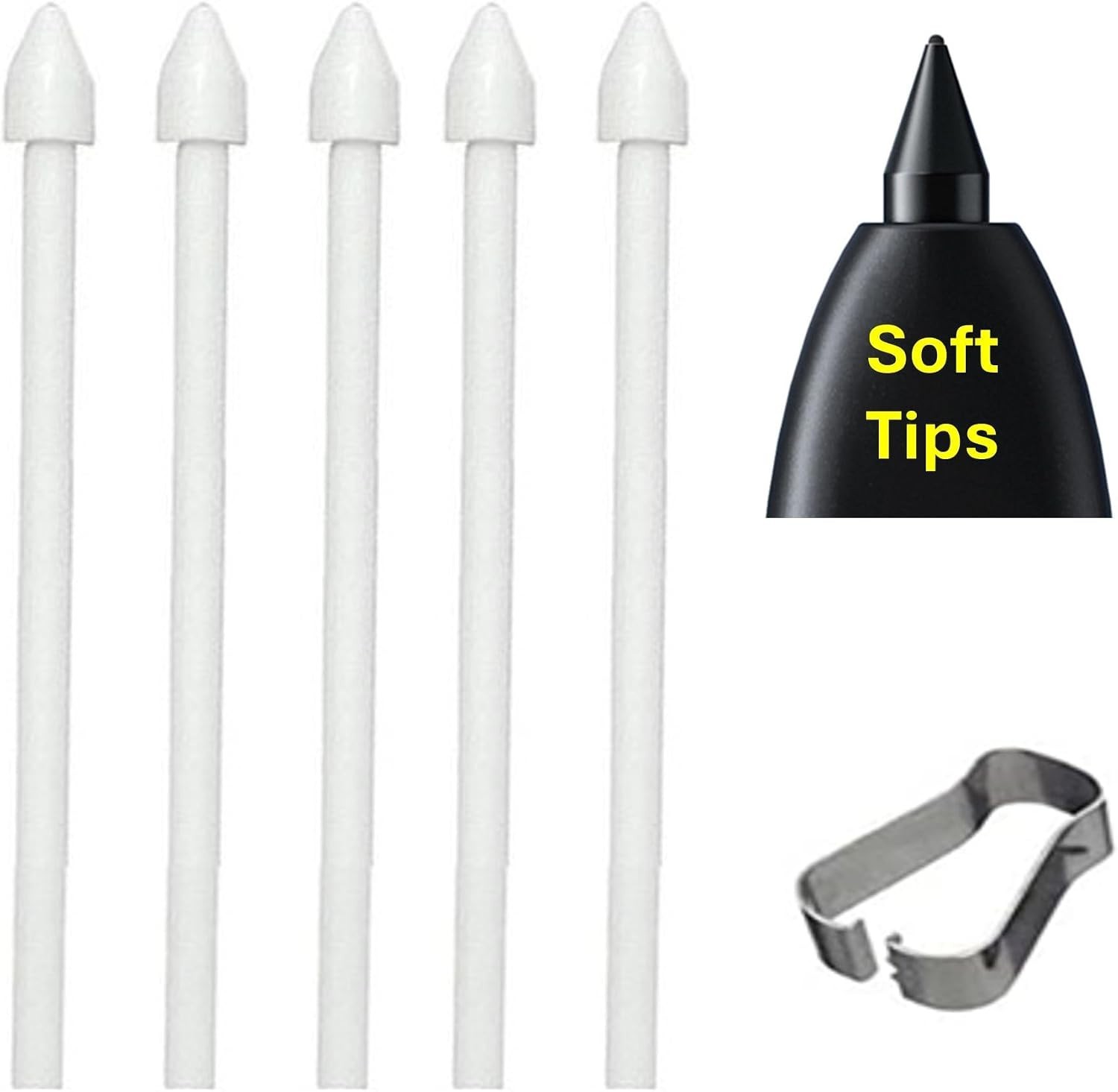 5PCS Soft Tips OEM Tab S10/S10 FE/S10 Lite Pen Tips Replacement for Samsung G...