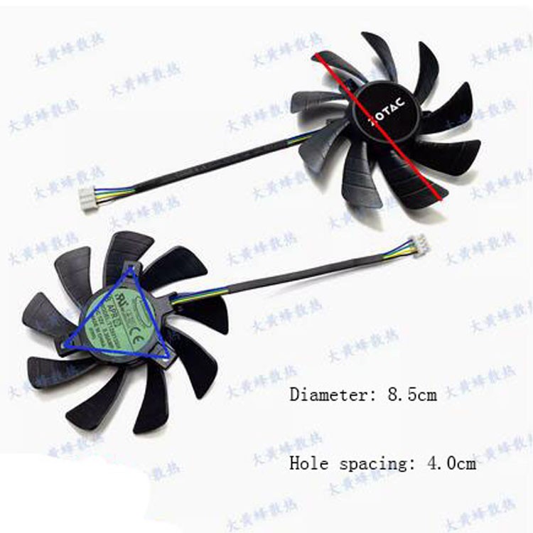 For ZOTAC GTX1060 Mini ITX P106-090 Graphics Card Fan T129215SH/GA92S2U Parts