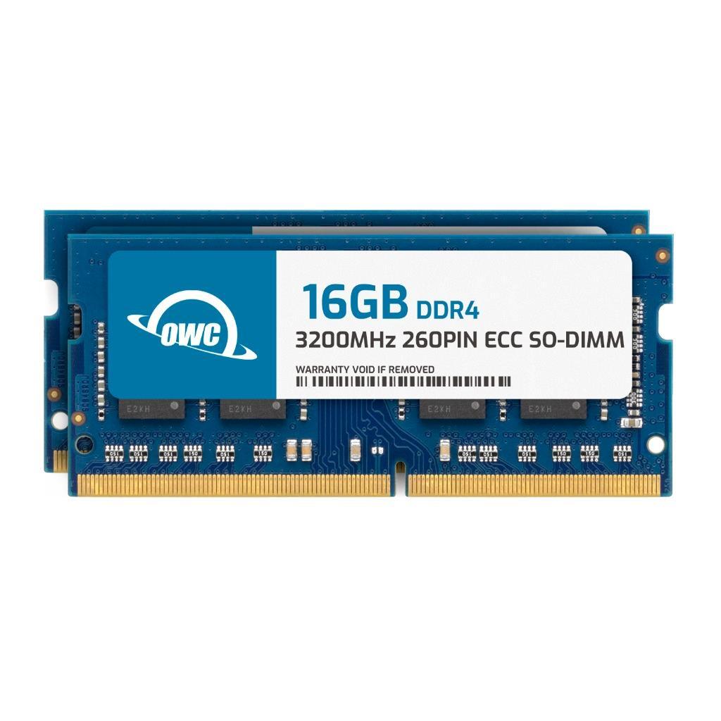 OWC 32GB (2x16GB) DDR4 3200MHz 1Rx8 ECC Unbuffered SODIMM 260pin Memory RAM