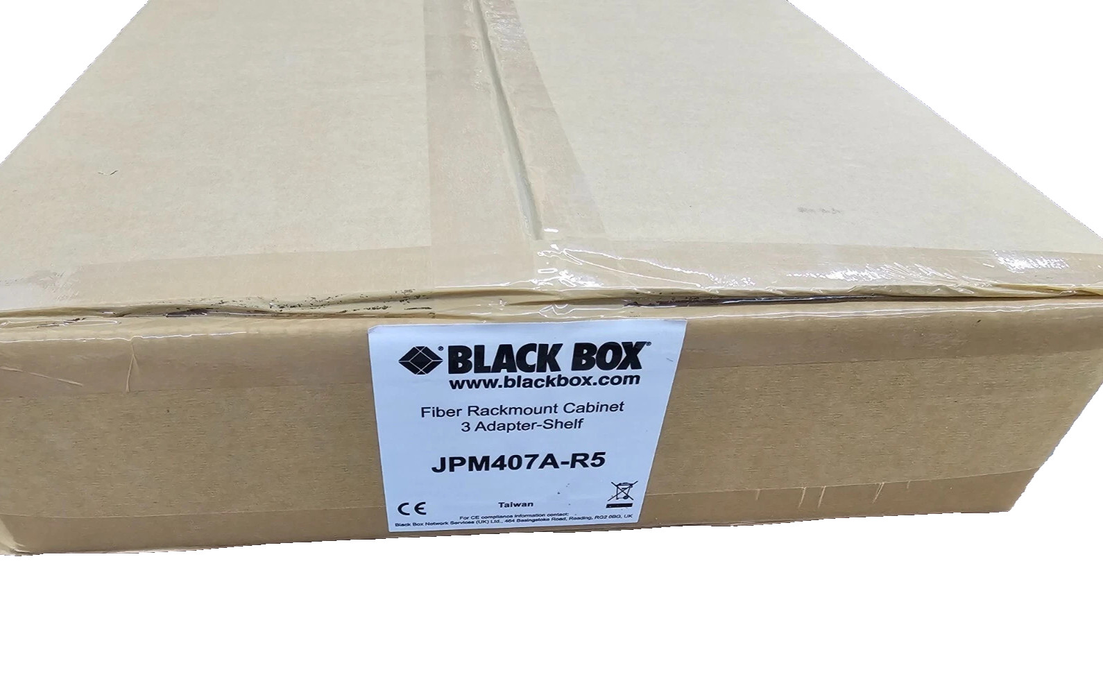 Black Box JPM407A-R5 JPM400 Series Rackmount Fiber Rack Shelf Enclosure 3 Adapt