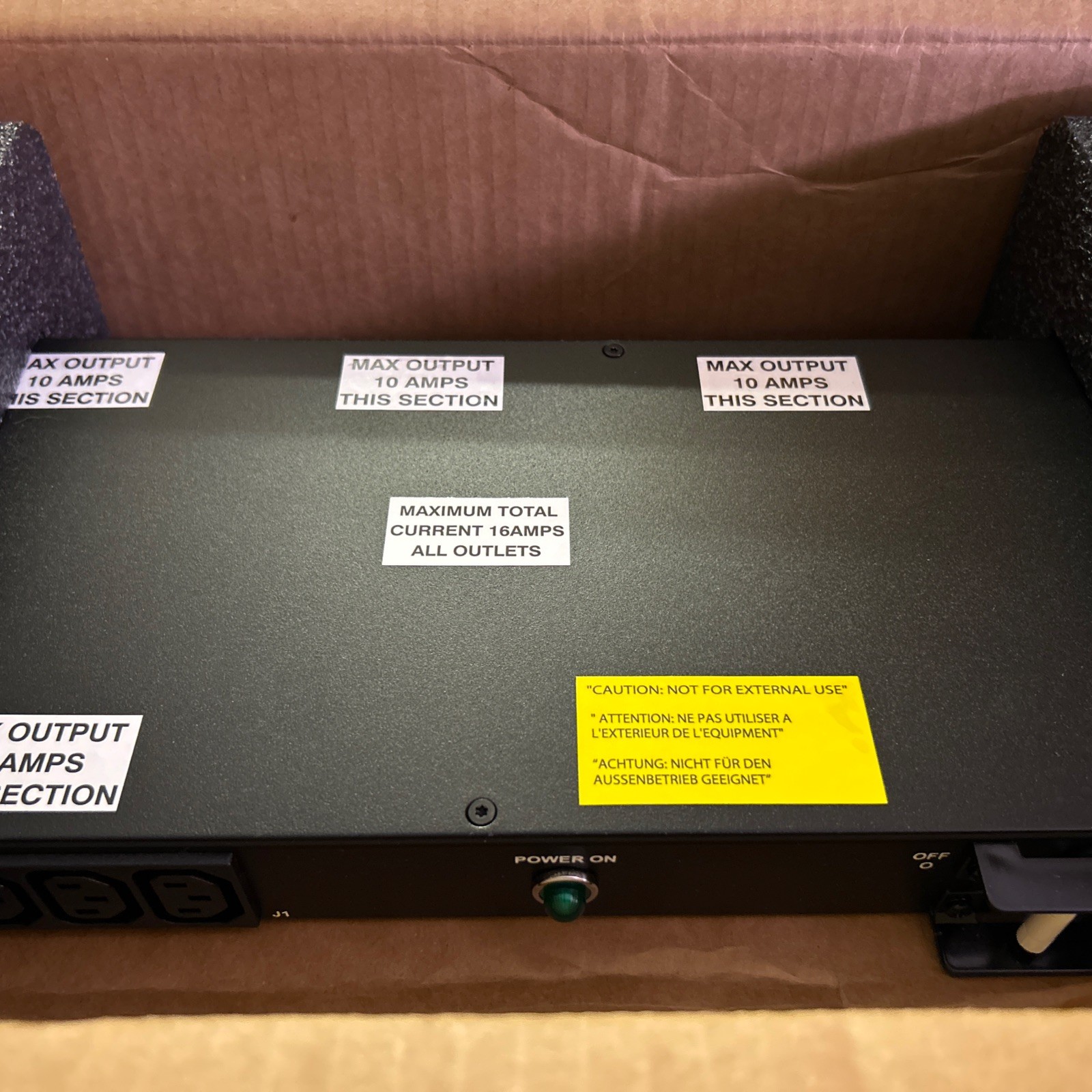 TPC104 Power Distribution System By Eaton Corp. In Original Shipping Packaging