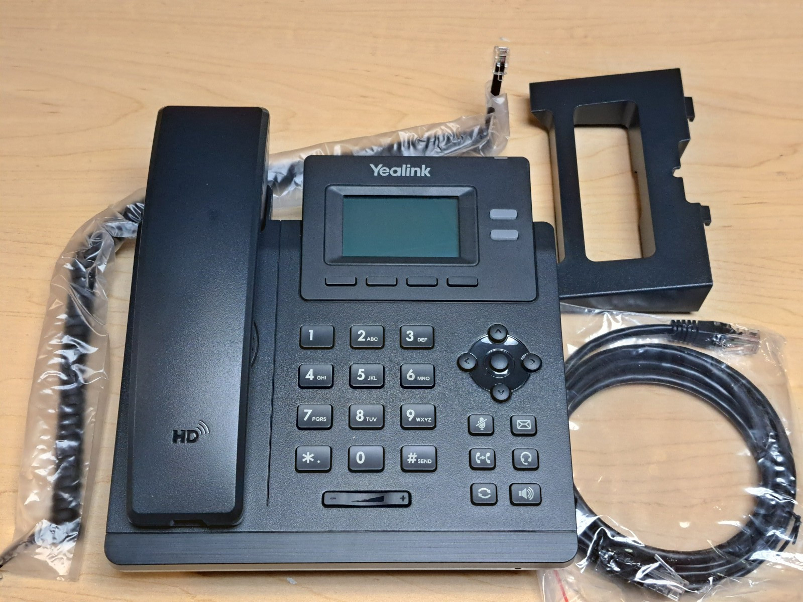 Yealink SIP-T31G 2-Line PoE VoIP Phone - Black